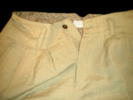hose aus schweizer leine, im klassischen bundfalten-look